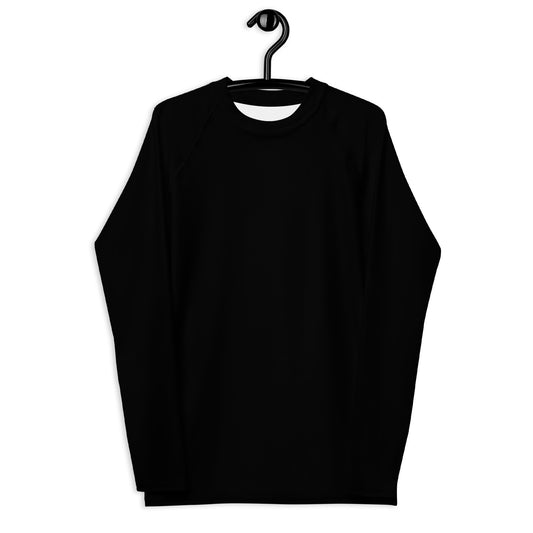 Men's Black Long Sleeve Rash Guard