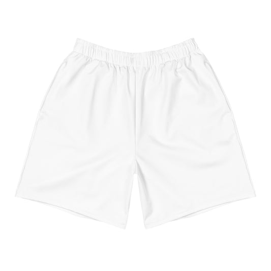 Men's White Recycled Athletic Shorts