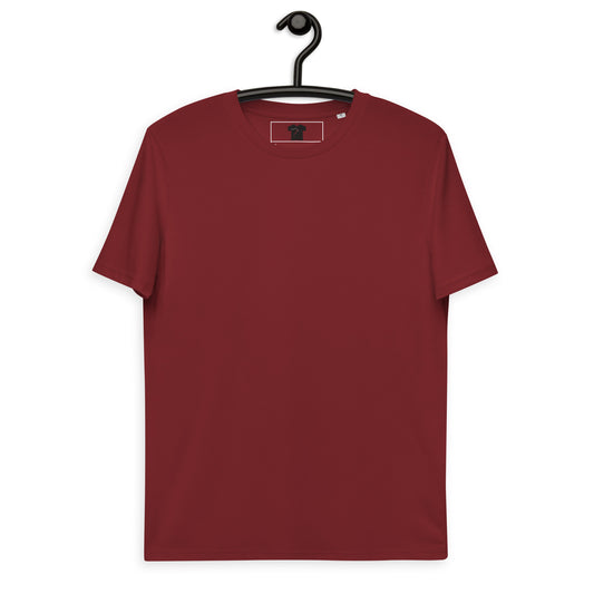 Men's Organic Burgundy Cotton T-shirt