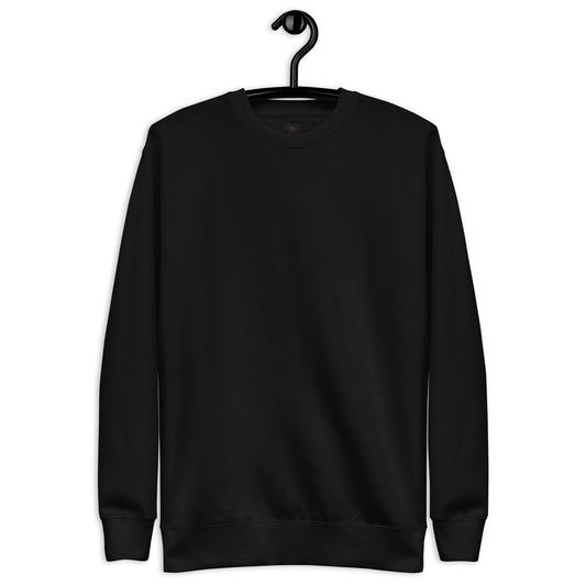 Men's Premium Black Sweatshirt